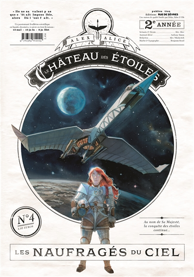 Le château des étoiles - Gazette numéro 4 - Les naufragés du ciel (BD)