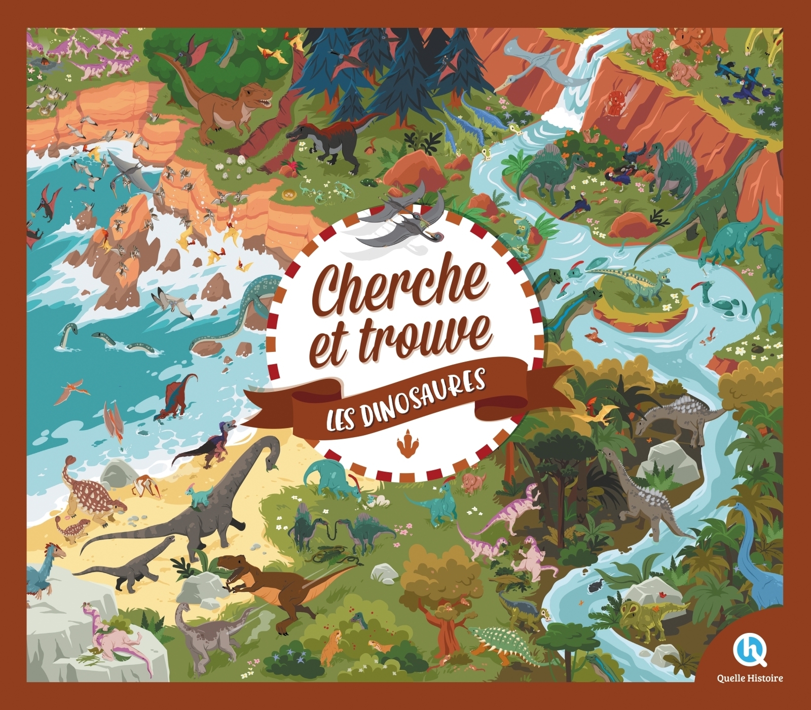 Cherche et Trouve Dinosaures (Cartonné)