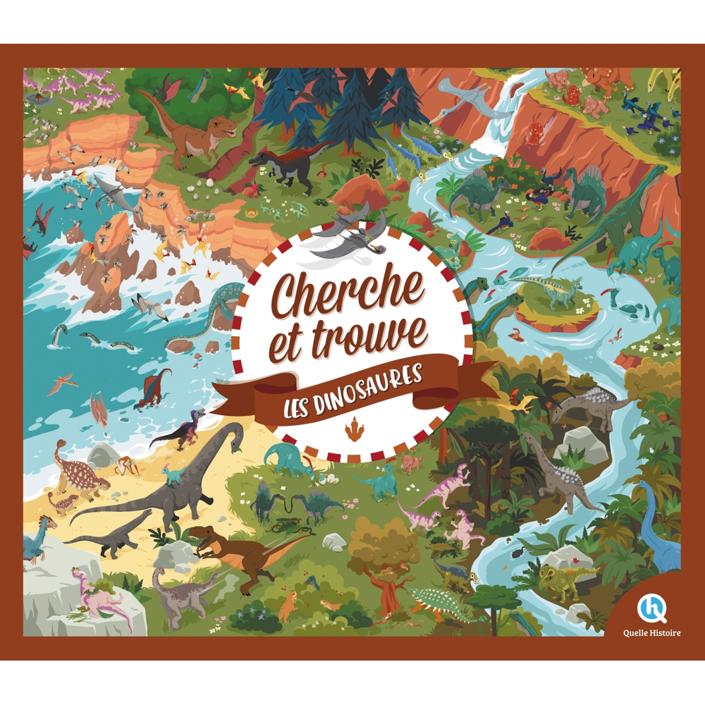 Cherche et Trouve Dinosaures (Cartonné)