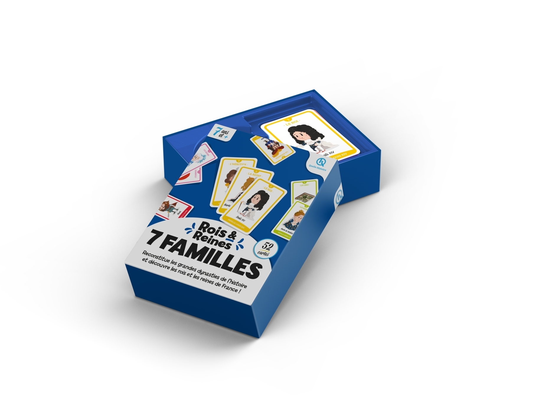 7 familles rois et reines de France (2nde Ed) (Coffret)