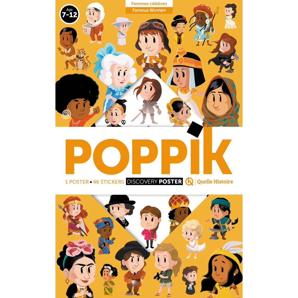 Poppik -100 grandes femmes de l'Histoire (Pochette)