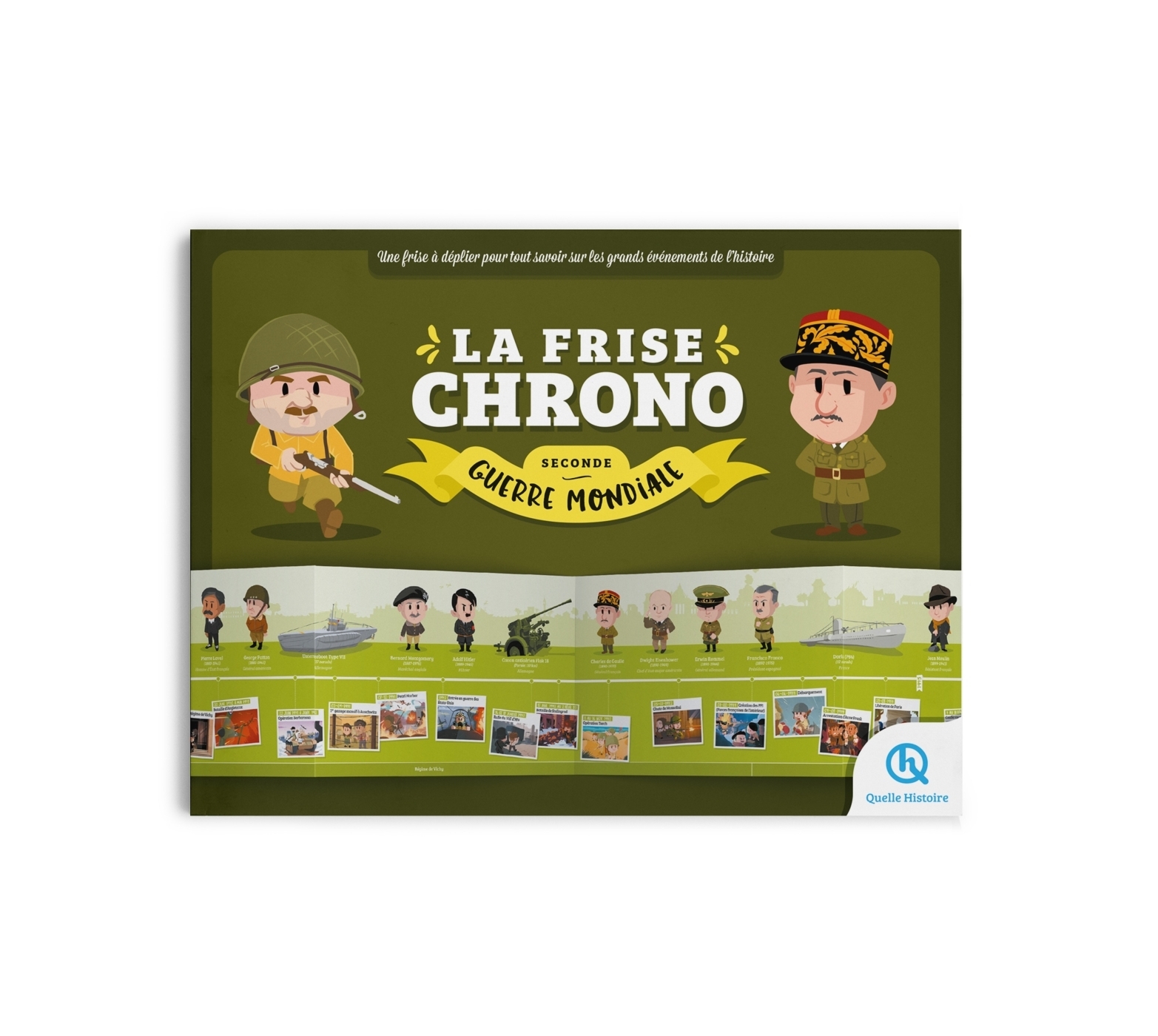 La frise chrono Seconde Guerre mondiale - Chronopoche (Broché)