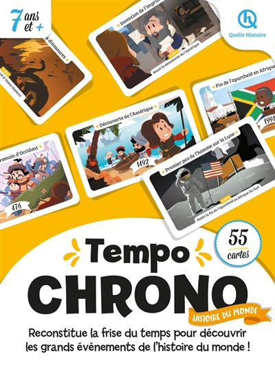 Tempo Chrono Histoire du Monde (2nde Ed) - Jeu de chronologie 7 ans et + (Broché)