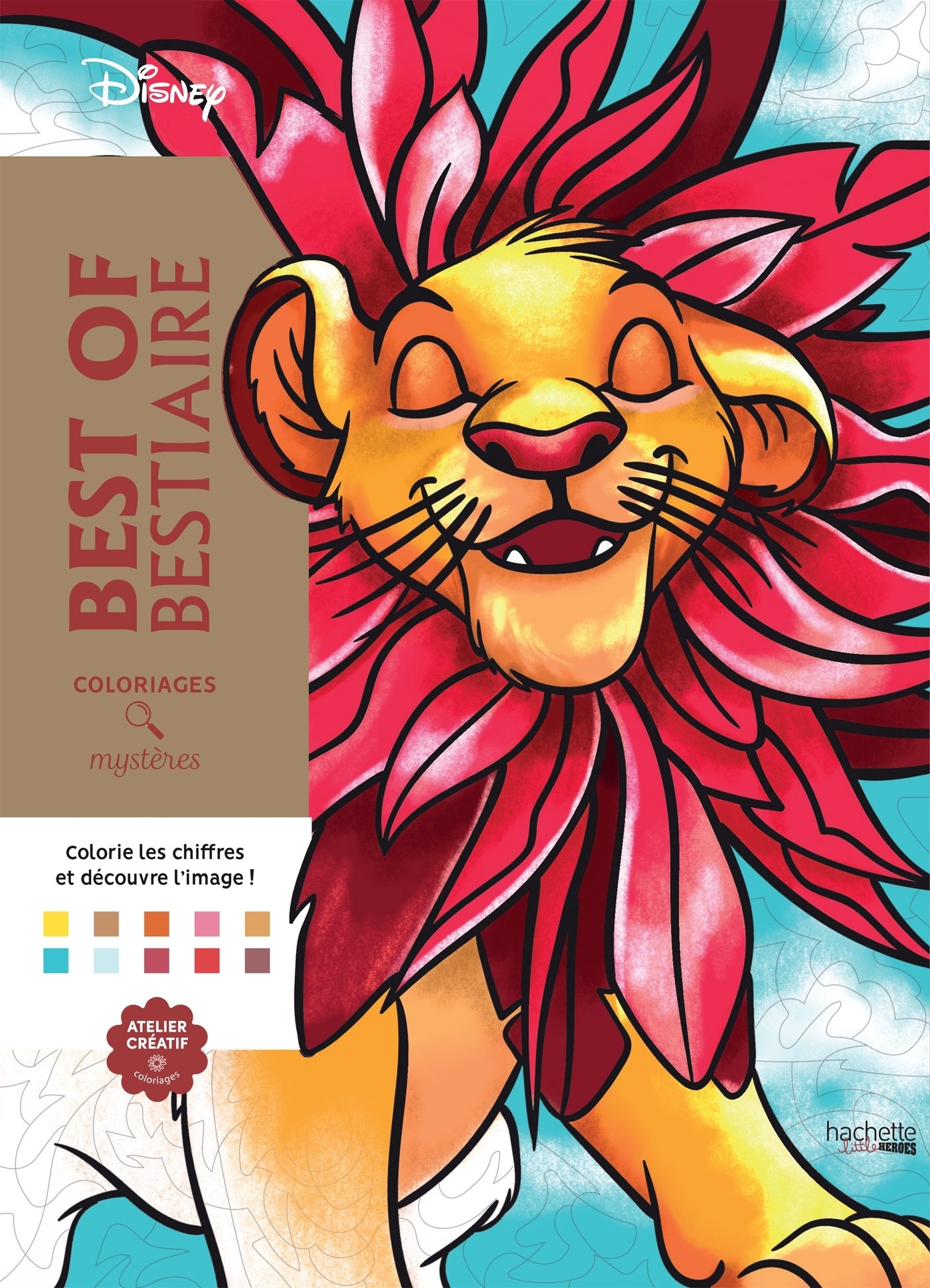 Coloriages mystères Disney - Best of Bestiaire (Broché)