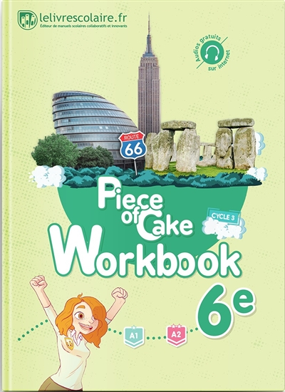 Workbook Anglais 6e - Piece of Cake, édition 2017 (Broché)
