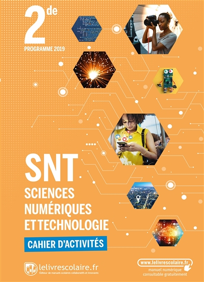 Sciences Numériques et Technologie 2nde, cahier d'activités, édition 2021 (Broché)