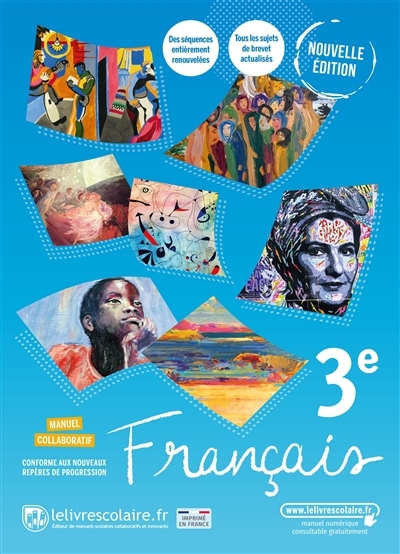 Français 3e, manuel papier, édition 2021 (Broché)