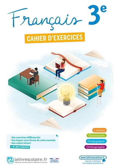 Français 3e, cahier d'activités, édition 2021 (Broché)