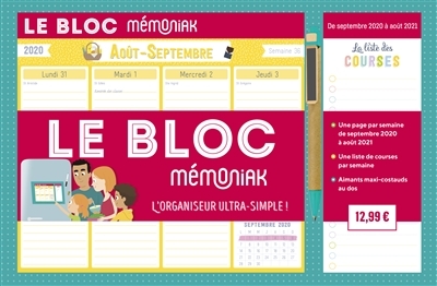Le bloc Mémoniak 2020-2021 (Broché)