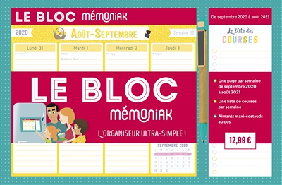 Le bloc Mémoniak 2020-2021 (Broché)