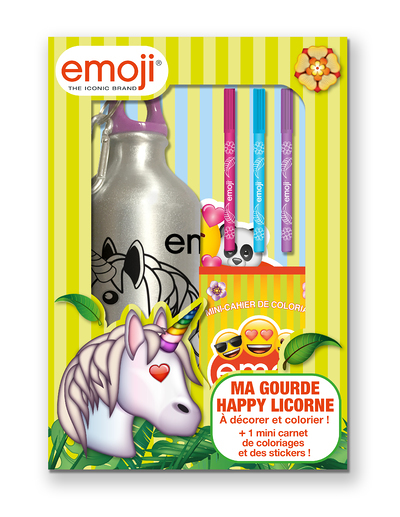 Ma gourde Happy Licorne - Coffret (Coffret)