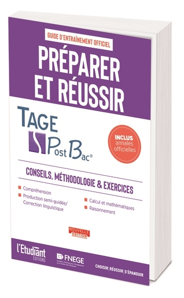 L'Officiel du TAGE POST BAC - Conseils, méthodologie et exercices (Broché)