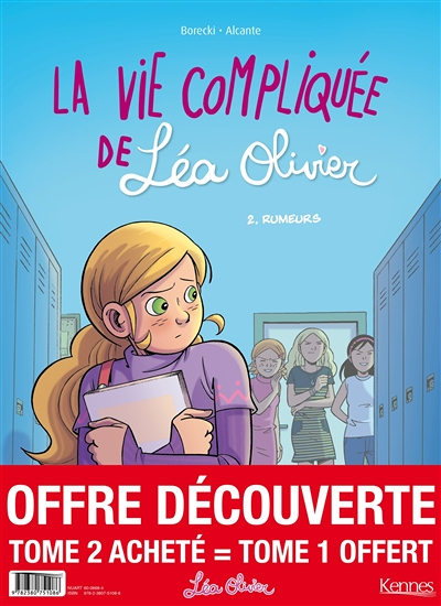 La Vie compliquée de Léa Olivier BD - pack Tome 2 acheté = Tome 1 offert - Perdue - Rumeurs (BD)