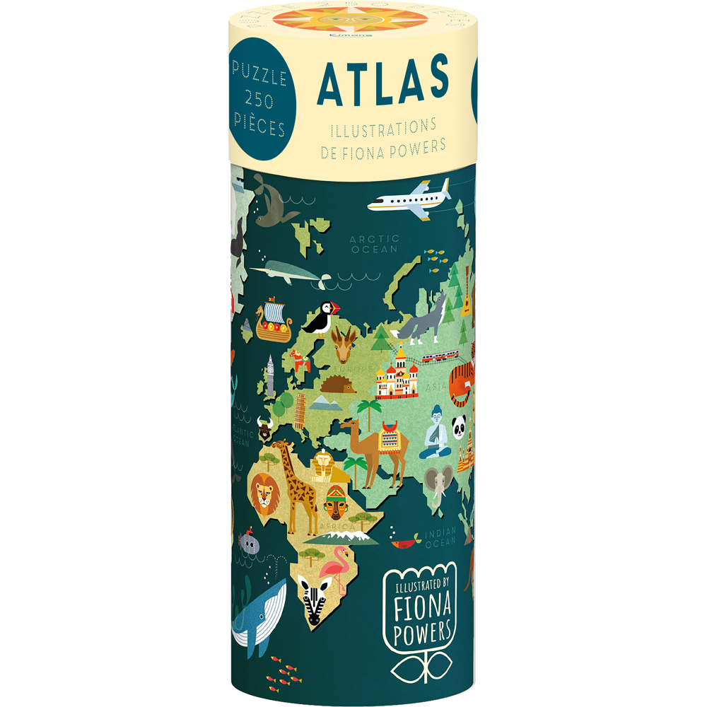 Atlas : puzzle 250 pièces (Coffret)