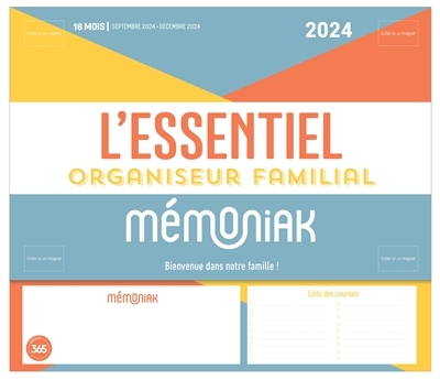 Mini-organiseur familial l'essentiel 2024 (Broché)