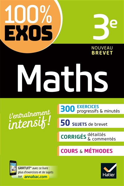 Maths 3e - exercices résolus - Troisième (Broché)