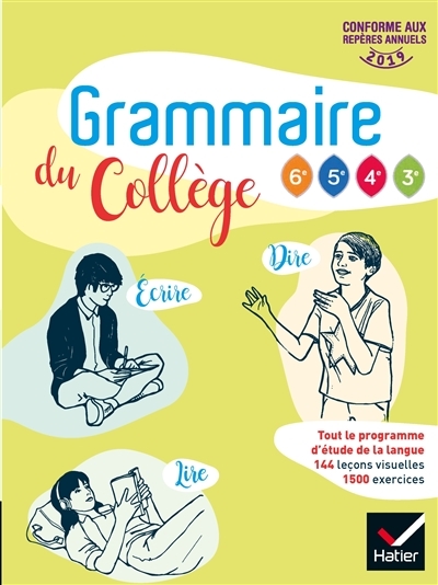 Grammaire du collège - Français 6e/cycle 4 Éd 2019 - Livre élève (Broché)