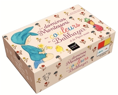 Les premiers dominos des couleurs Montessori de Balthazar et de Pépin aussi (Coffret)