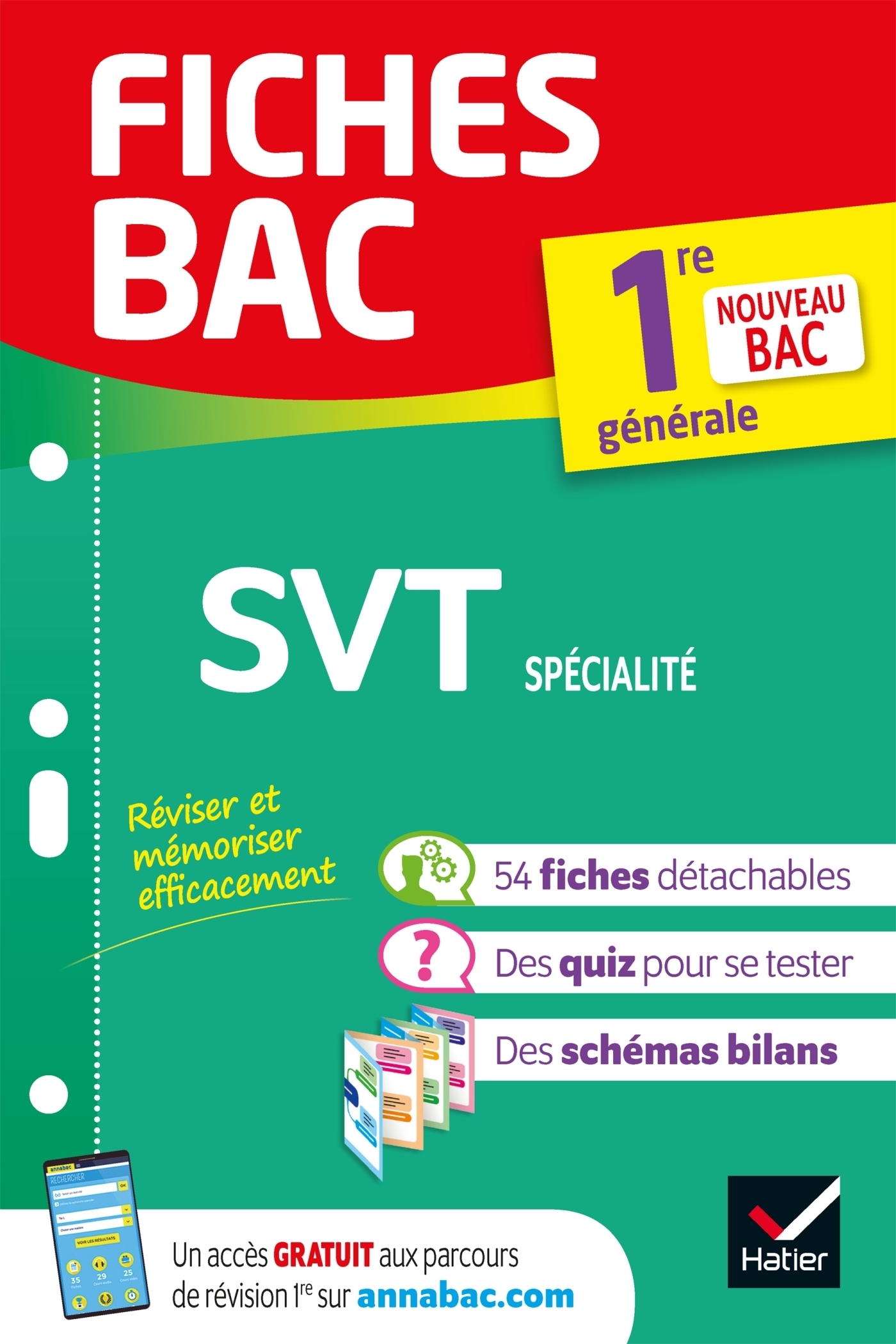 Fiches bac SVT 1re générale (spécialité) - nouveau programme de Première (Poche)