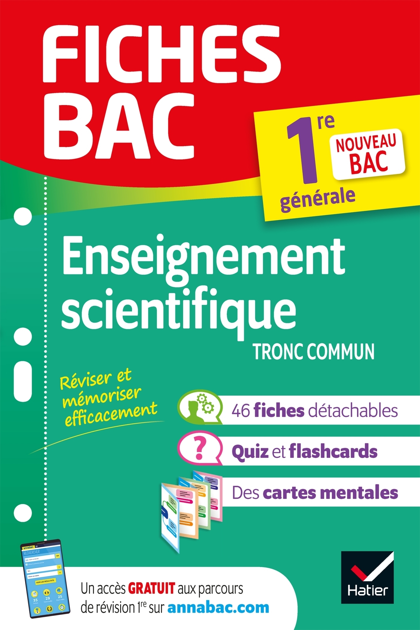 Fiches bac Enseignement scientifique 1re générale - nouveau programme de Première (Poche)