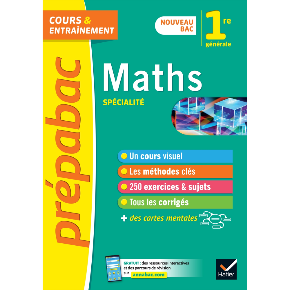 Prépabac Maths 1re générale (spécialité) - nouveau programme de Première (Broché)