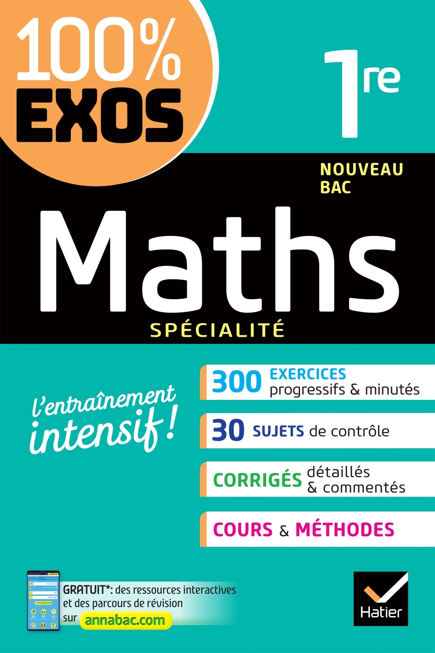 Maths 1re générale (spécialité) - exercices résolus - Nouveau programme de Première (Broché)