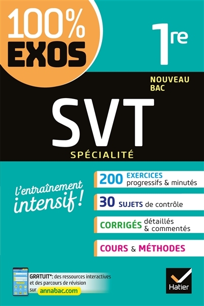SVT 1re générale (spécialité) - exercices résolus - Nouveau programme de Première (Broché)