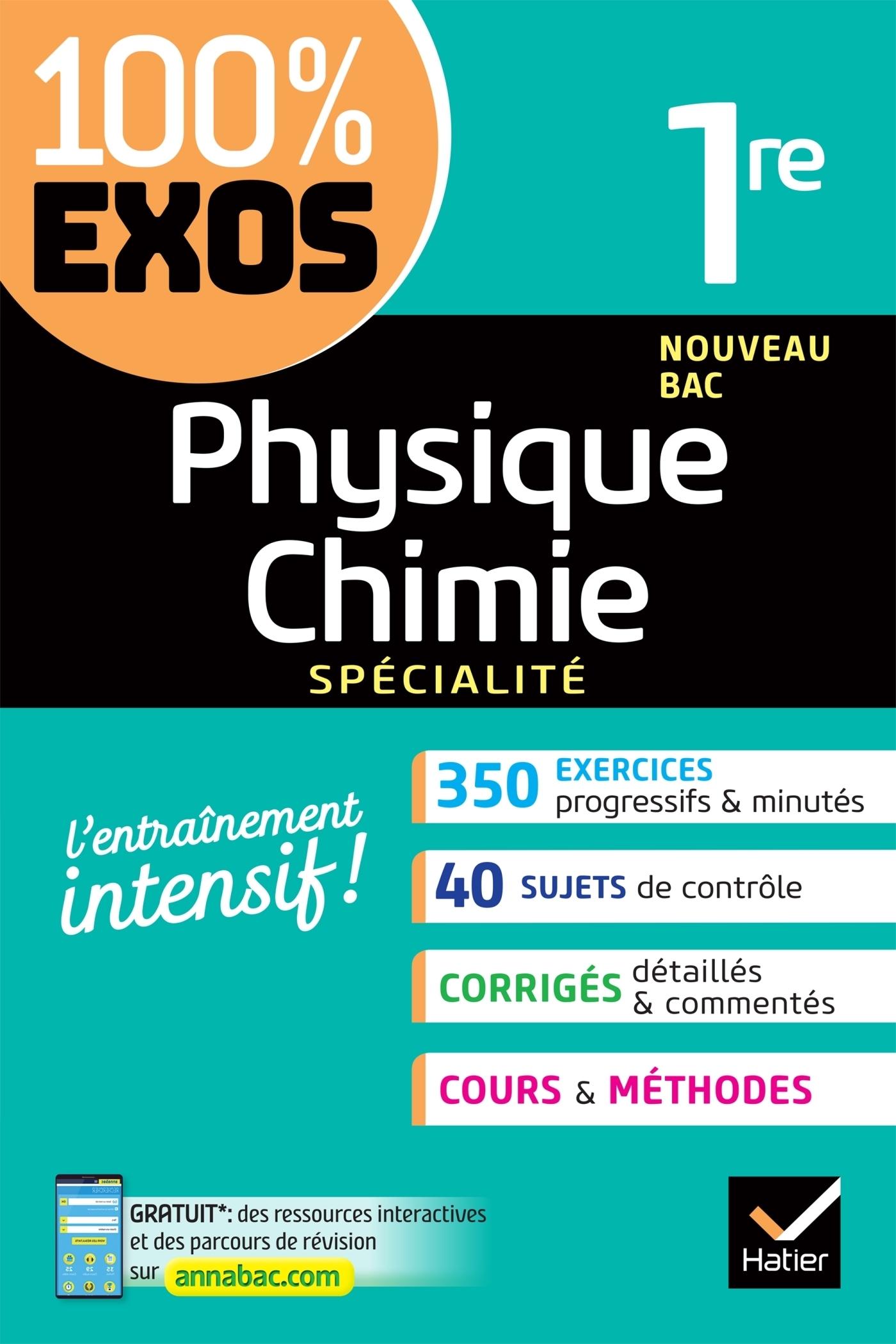 Physique-Chimie 1re générale (spécialité) - exercices résolus - Nouveau programme de Première (Broch