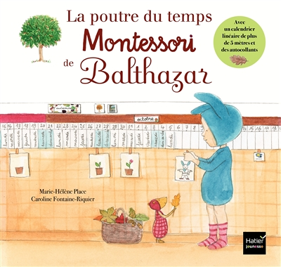 La poutre du temps Montessori de Balthazar (Jeunesse)