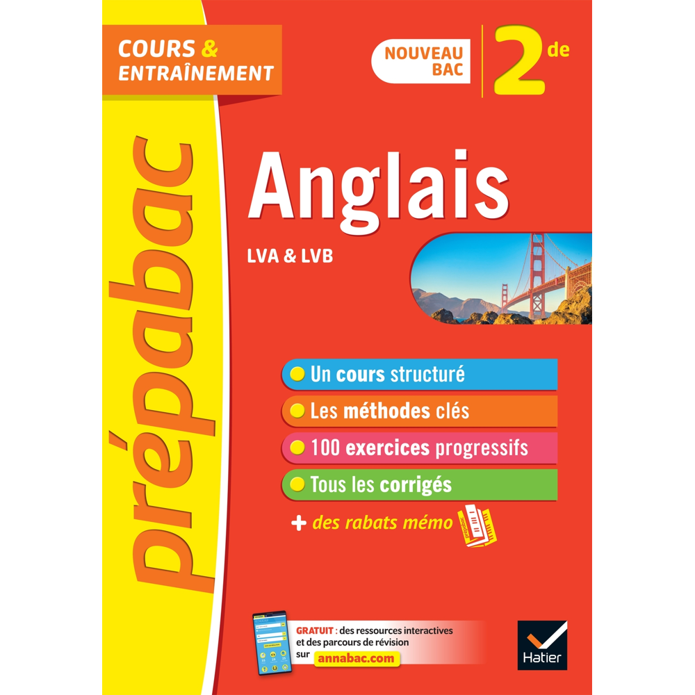 Prépabac Anglais 2de - nouveau programme de Seconde (Broché)