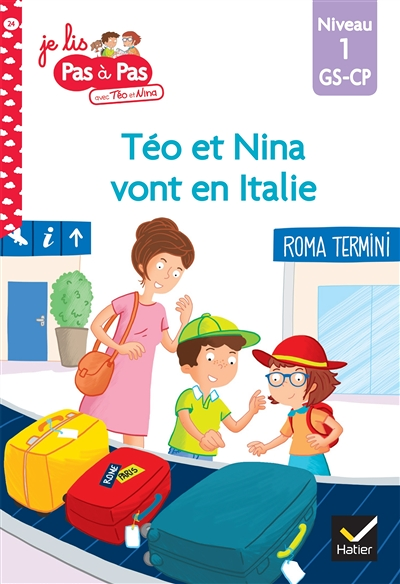 Téo et Nina GS CP Niveau 1 - Téo et Nina vont en Italie (Broché)