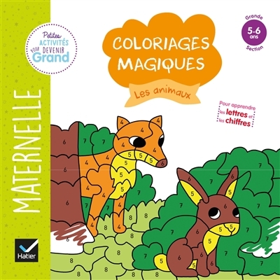 Coloriages magiques - Les animaux GS (Broché)