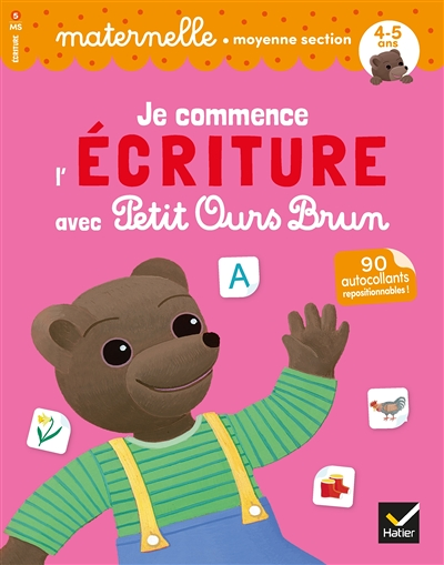 Je commence l'écriture avec Petit Ours Brun - moyenne section (Broché)