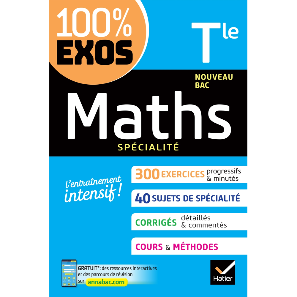 Maths Tle générale (spécialité) - exercices résolus - Nouveau bac Terminale (Broché)
