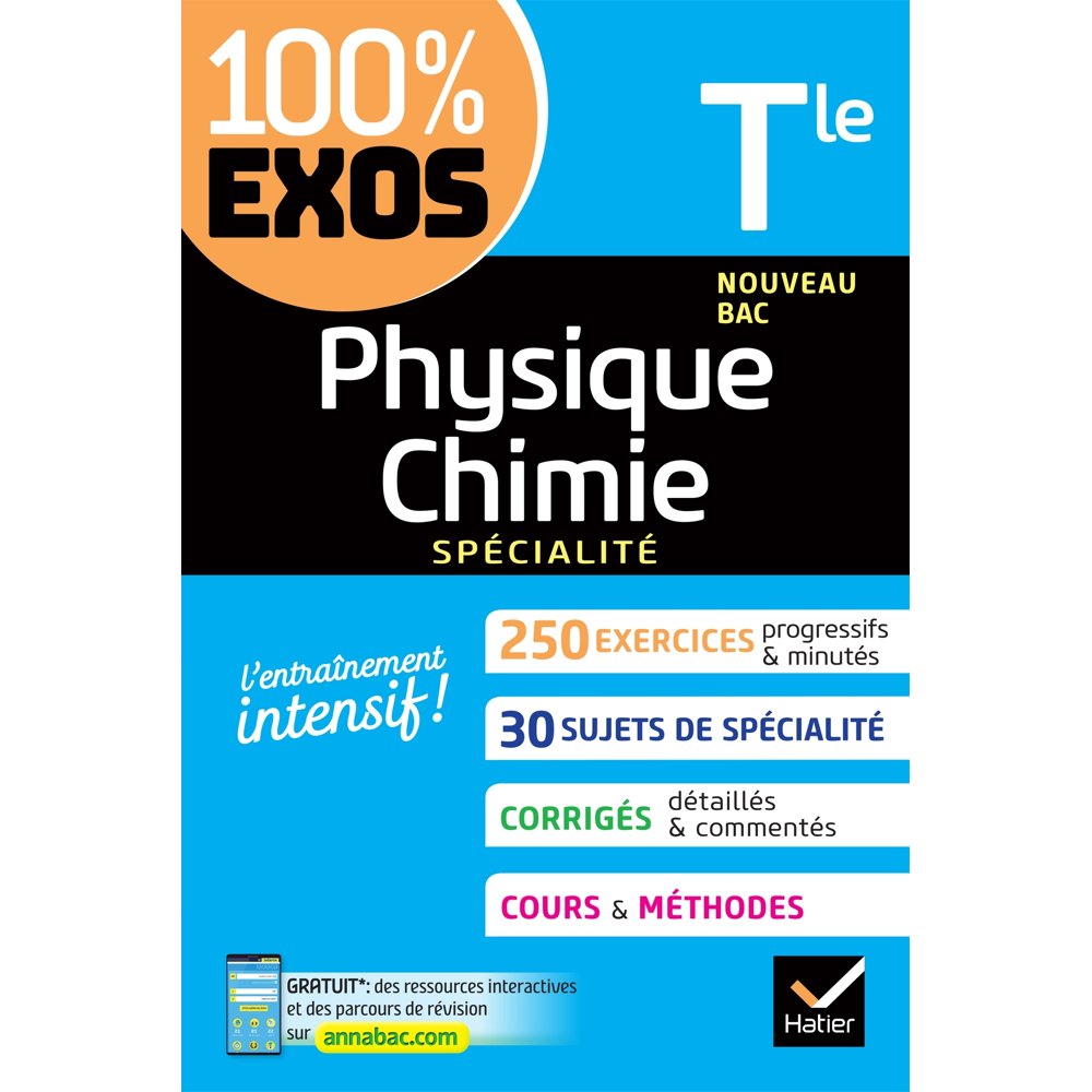 Physique-Chimie Tle générale (spécialité) - exercices résolus - Nouveau bac Terminale (Broché)