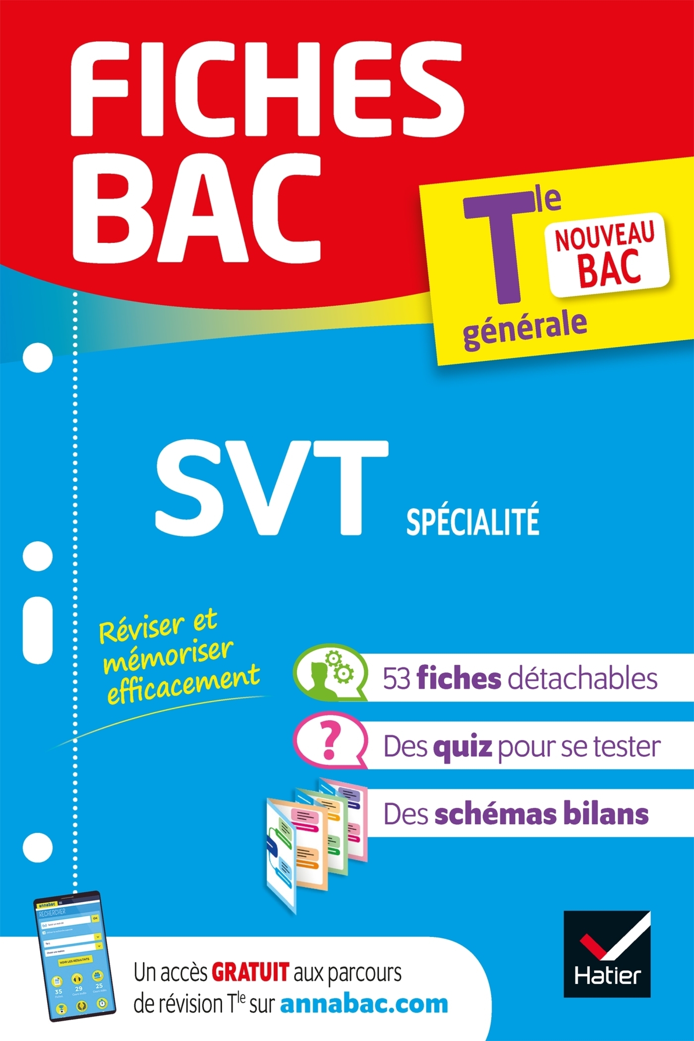Fiches bac SVT Tle (spécialité) - Bac 2024 - nouveau programme de Terminale (Poche)