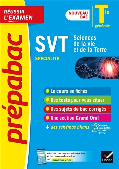 SVT Tle générale (spécialité) - Prépabac Réussir l'examen - Bac 2023 - nouveau programme de Terminal