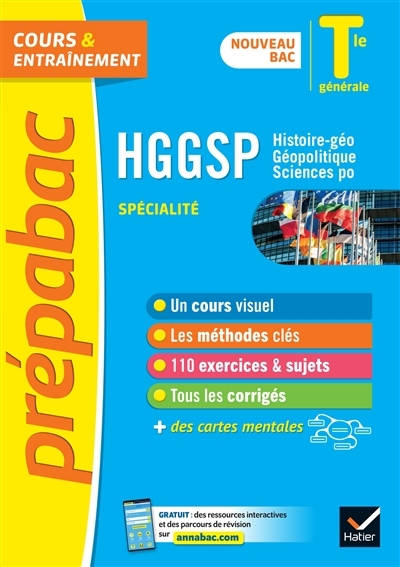 Prépabac HGGSP Tle générale (spécialité) - Bac 2023 - nouveau programme de Terminale (Broché)