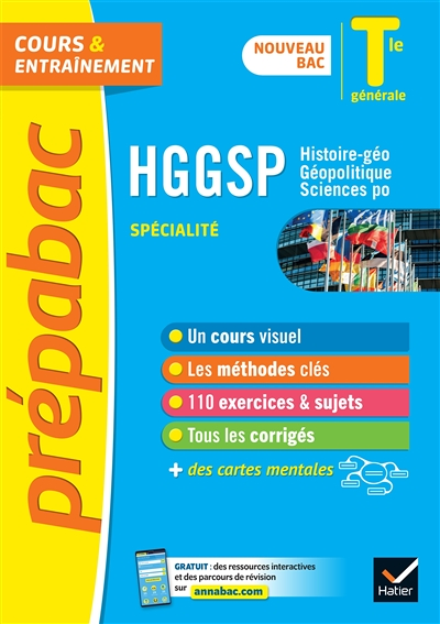 Prépabac HGGSP Tle générale (spécialité) - Bac 2023 - nouveau programme de Terminale (Broché)
