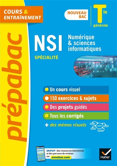 Prépabac NSI Tle générale (spécialité) - Bac 2023 - nouveau programme de Terminale (Broché)