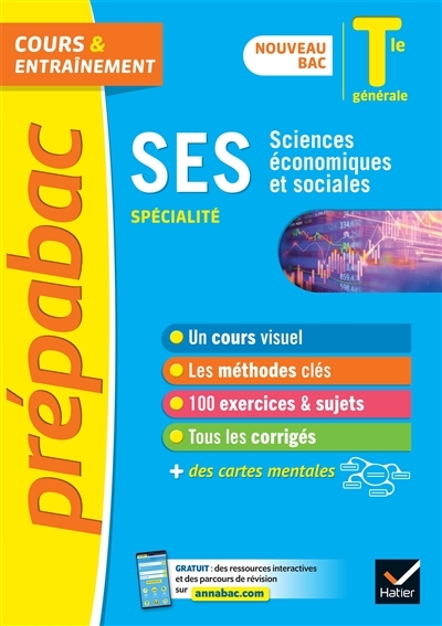 Prépabac SES Tle générale (spécialité) - Bac 2023 - nouveau programme de Terminale (Broché)