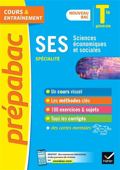 Prépabac SES Tle générale (spécialité) - Bac 2023 - nouveau programme de Terminale (Broché)