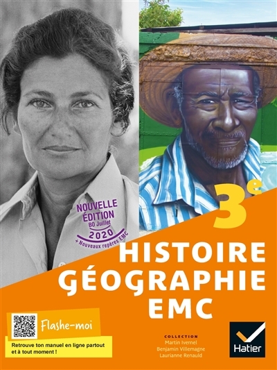 Histoire-Géographie-EMC 3e - Ed 2021 - Livre élève (Broché)