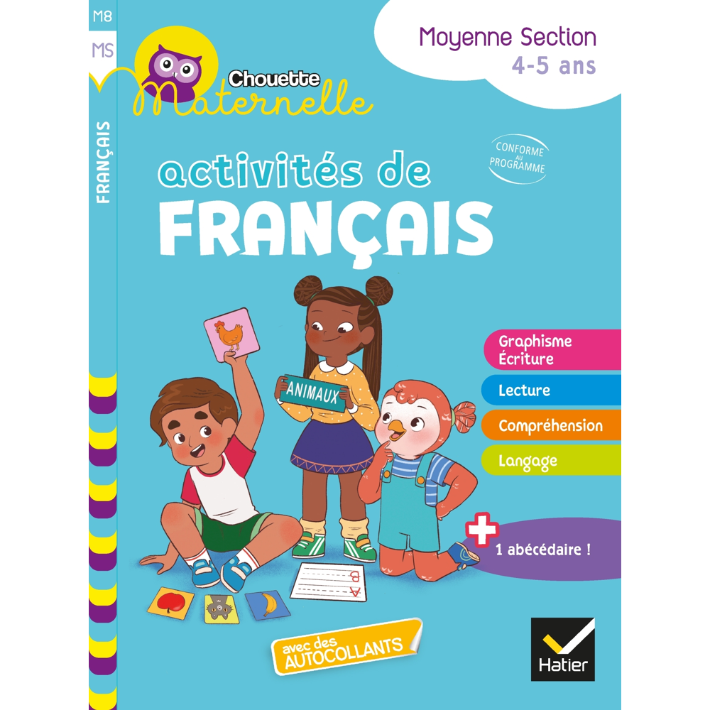 Chouette maternelle Activités de français Moyenne Section (Broché)