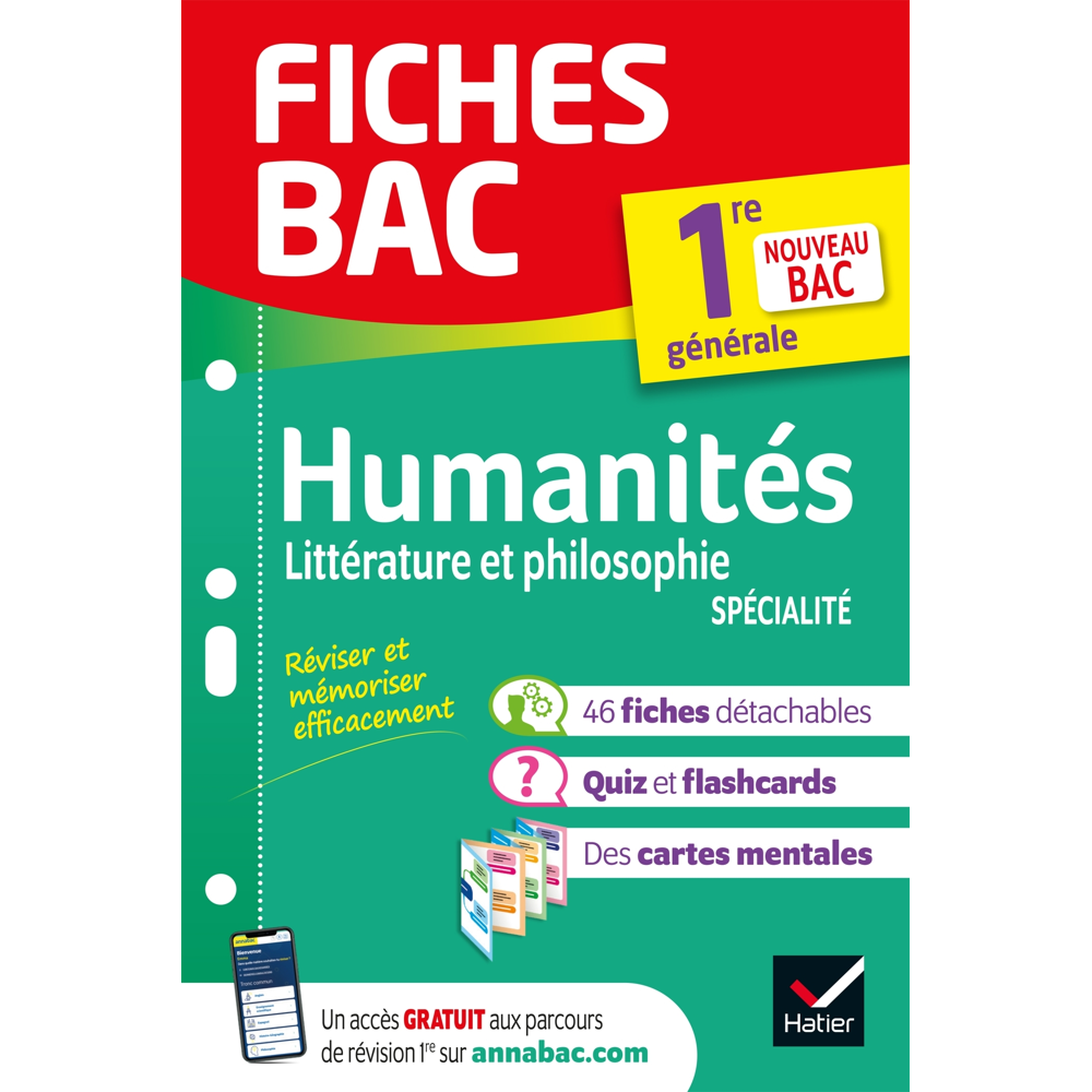 Fiches bac HLP 1re générale (spécialité) - nouveau programme de Première (Poche)
