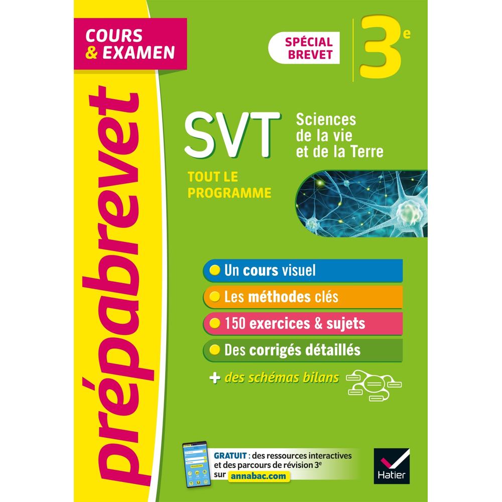 Prépabrevet SVT 3e (sciences) - Brevet 2024 - cours, méthodes et entraînement (Broché)