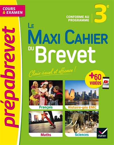 Le Maxi Cahier du Brevet (tout-en-un) - Brevet 2024 - cours, quiz, sujets & vidéos (Broché)
