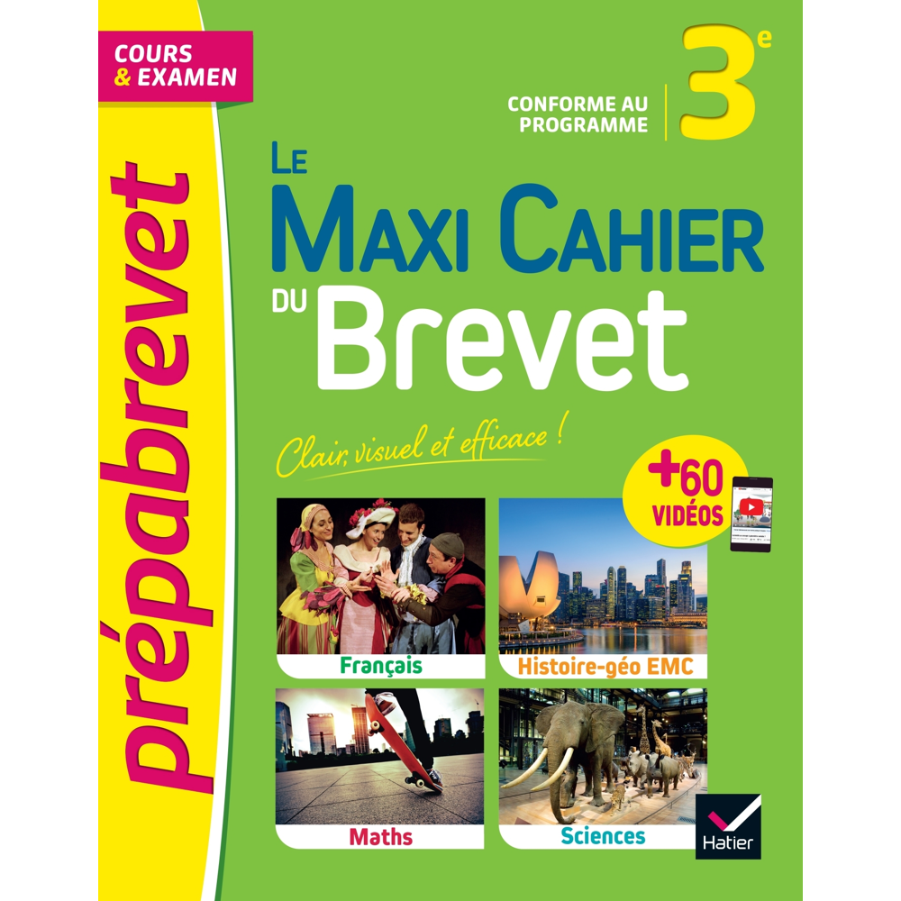 Le Maxi Cahier du Brevet (tout-en-un) - Brevet 2024 - cours, quiz, sujets & vidéos (Broché)
