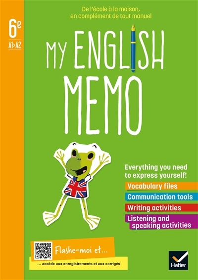My English Memo - Anglais 6e- Éd. 2021 - Cahier élève (Broché)
