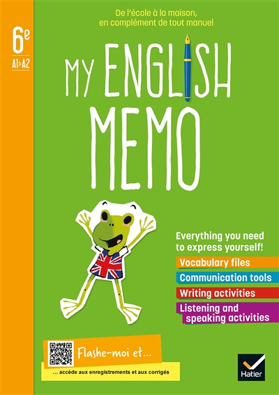 My English Memo - Anglais 6e- Éd. 2021 - Cahier élève (Broché)